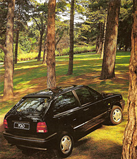 Vue arrière de la VW Polo Bagatelle 1991