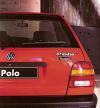 Arrière de la VW Polo Houston 1992