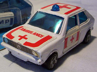 metalcar ambulance blanche (white)